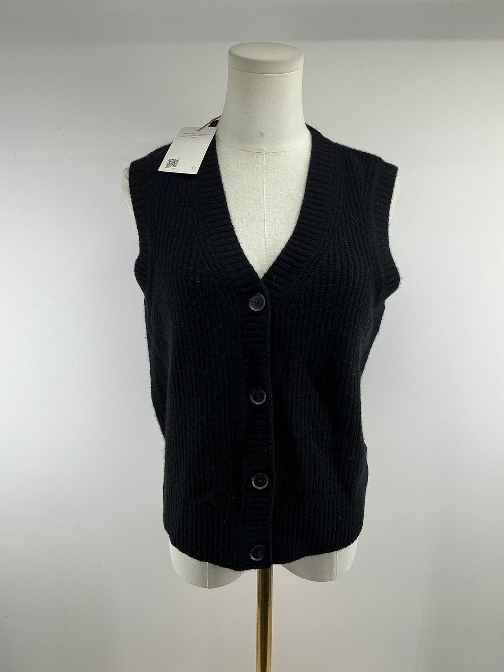 Mongolian Cashmere Fisherman Sweater Vest